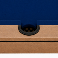 Aurel - Oak Pool Table Felt & Flipper
