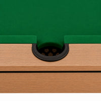 Aurel - Oak Pool Table Felt & Flipper
