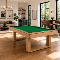 Aurel - Oak Pool Table Felt & Flipper