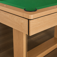 Aurel - Oak Pool Table Felt & Flipper