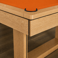 Aurel - Oak Pool Table Felt & Flipper
