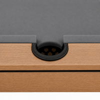 Aurel - Oak Pool Table Felt & Flipper