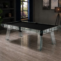 Cristal - Glass Pool Table Felt & Flipper
