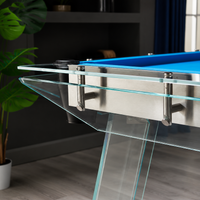 Cristal - Glass Pool Table Felt & Flipper