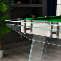 Cristal - Glass Pool Table Felt & Flipper