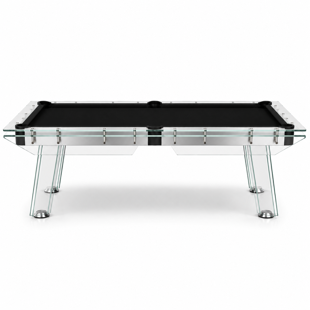 Cristal - Glass Pool Table Felt & Flipper