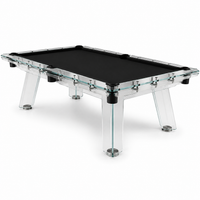 Cristal - Glass Pool Table Felt & Flipper