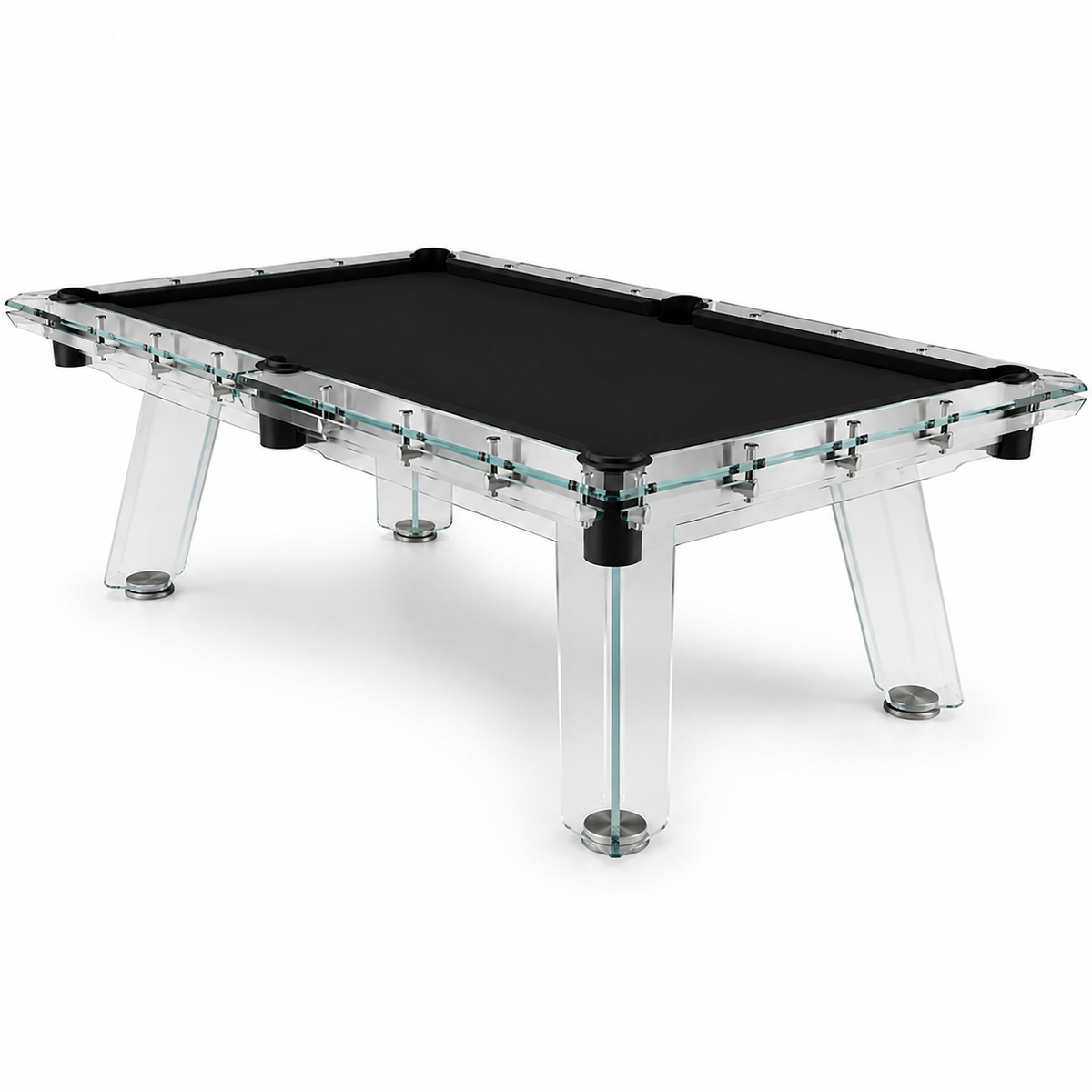 Cristal - Glass Pool Table Felt & Flipper