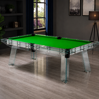 Cristal - Glass Pool Table Felt & Flipper
