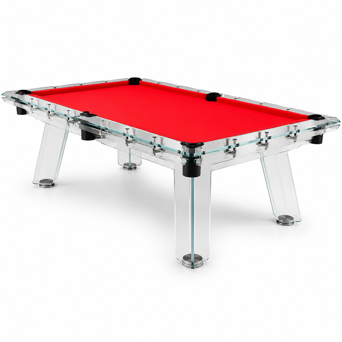 Cristal - Glass Pool Table Felt & Flipper