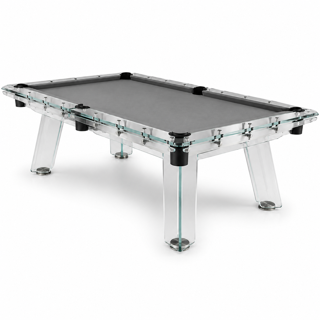 Cristal - Glass Pool Table Felt & Flipper