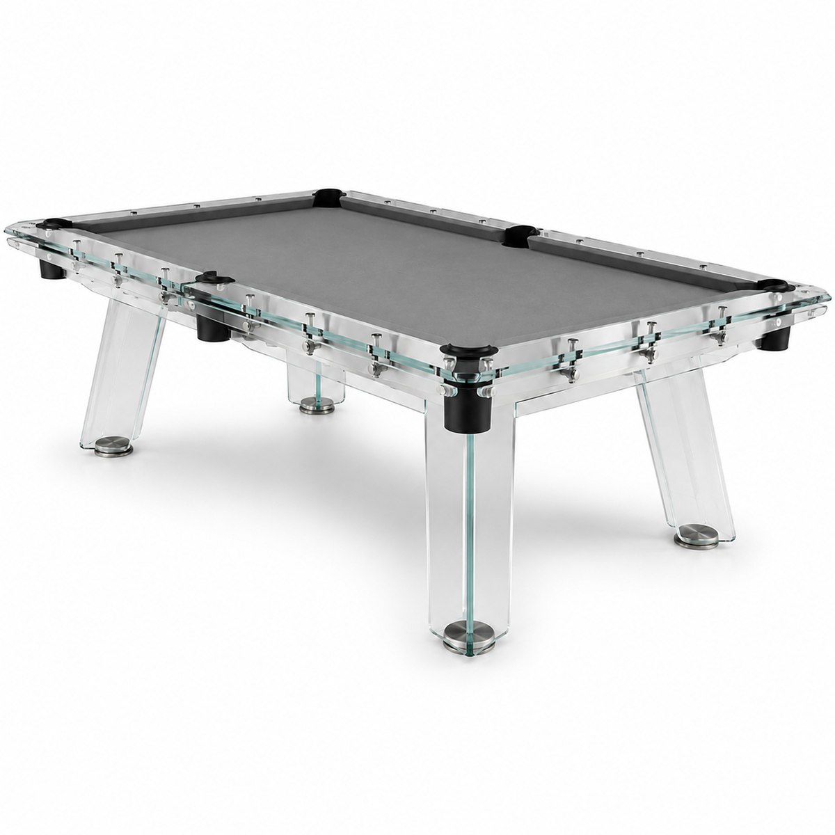 Cristal - Glass Pool Table Felt & Flipper