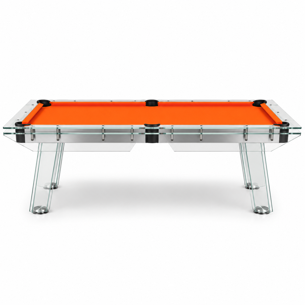 Cristal - Glass Pool Table Felt & Flipper