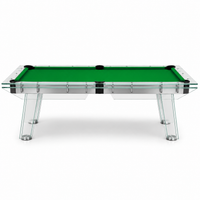 Cristal - Glass Pool Table Felt & Flipper