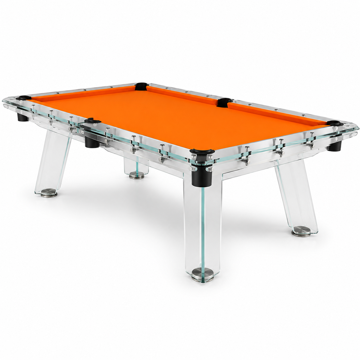 Cristal - Glass Pool Table Felt & Flipper