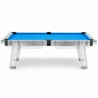 Cristal - Glass Pool Table Felt & Flipper