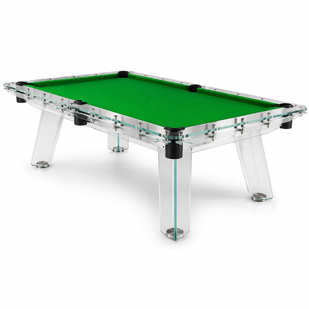 Cristal - Glass Pool Table Felt & Flipper