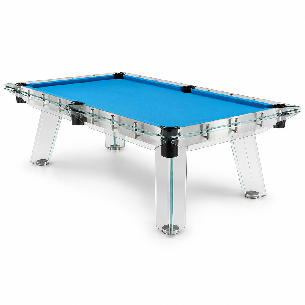 Cristal - Glass Pool Table Felt & Flipper