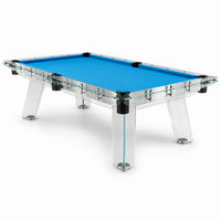 Cristal - Glass Pool Table Felt & Flipper