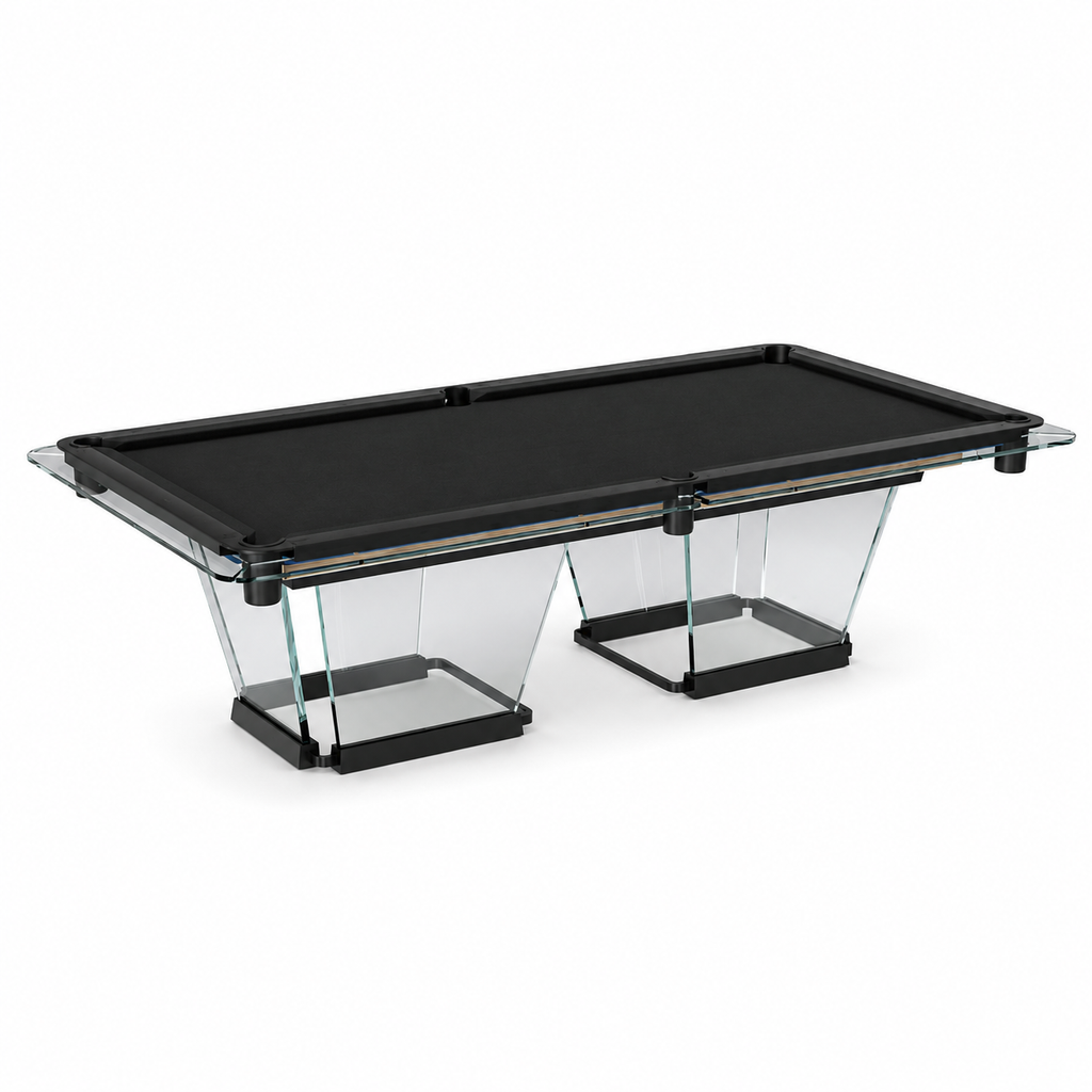 Glacius - Glass Pool Table Felt & Flipper