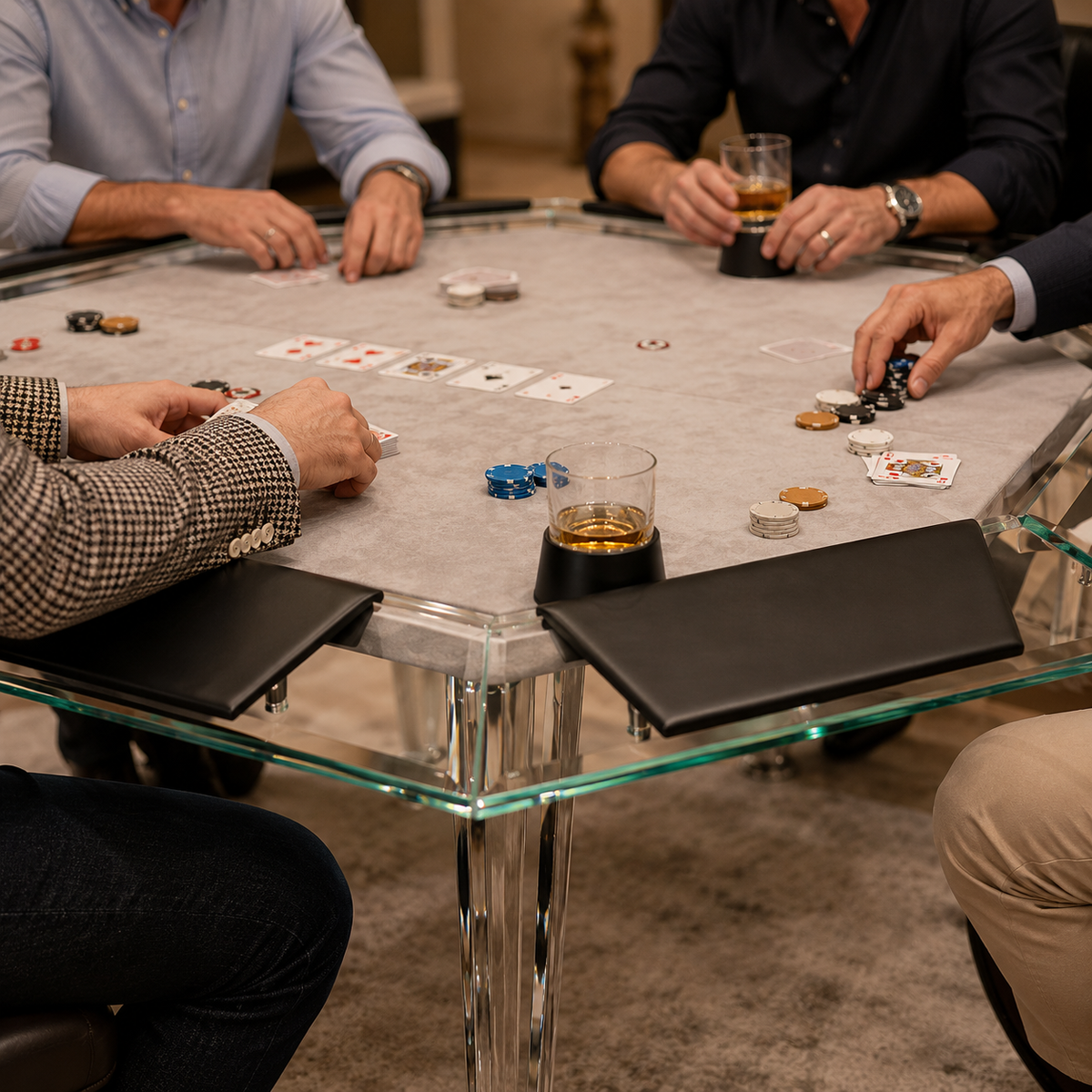 Grand Royale Poker Table Felt & Flipper