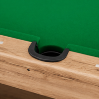 Maverick - Oak Pool Table Felt & Flipper
