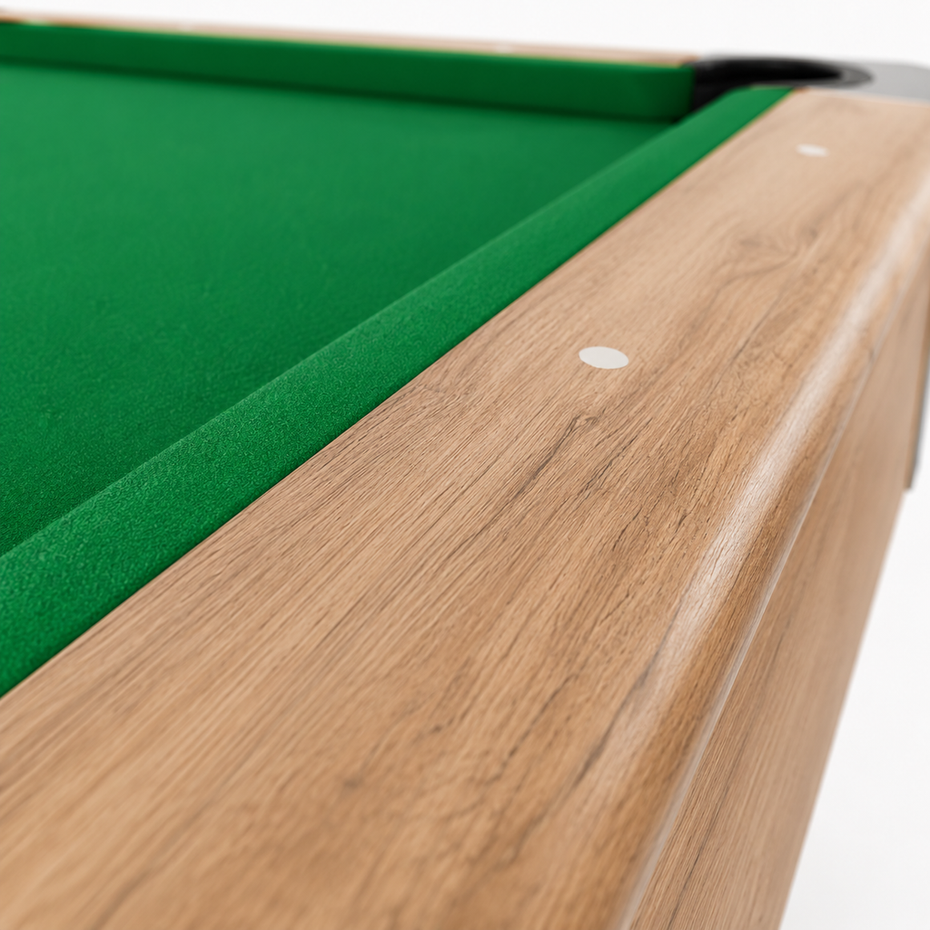 Maverick - Oak Pool Table Felt & Flipper