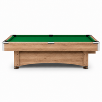 Maverick - Oak Pool Table Felt & Flipper