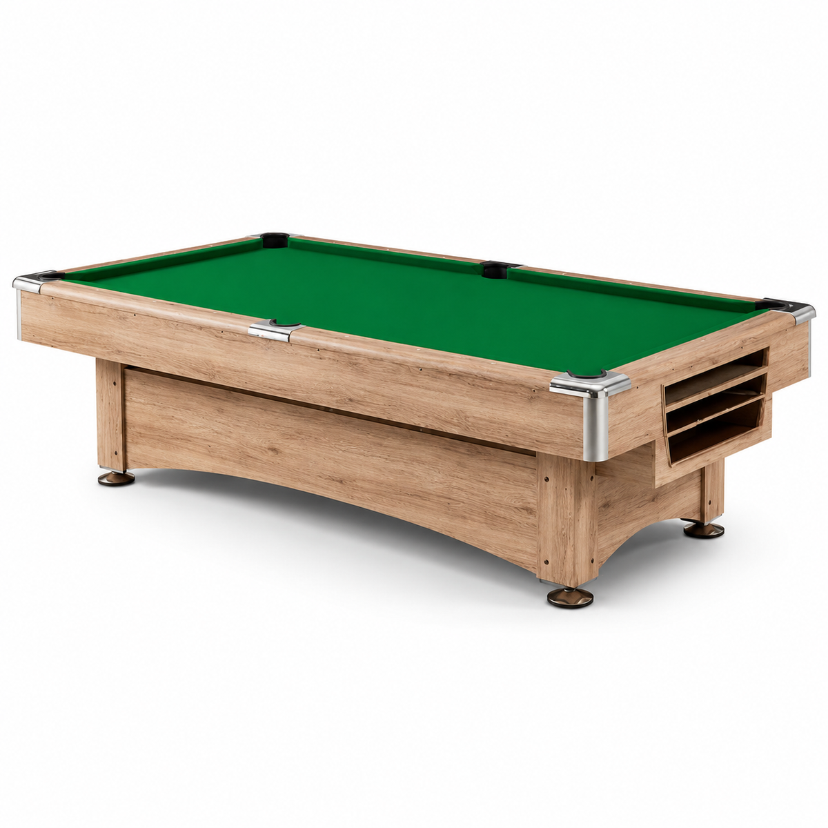 Maverick - Oak Pool Table Felt & Flipper