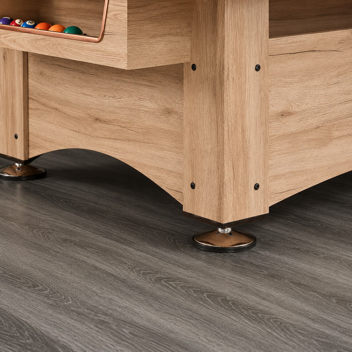 Maverick - Oak Pool Table Felt & Flipper