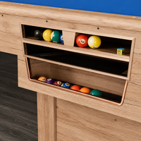 Maverick - Oak Pool Table Felt & Flipper