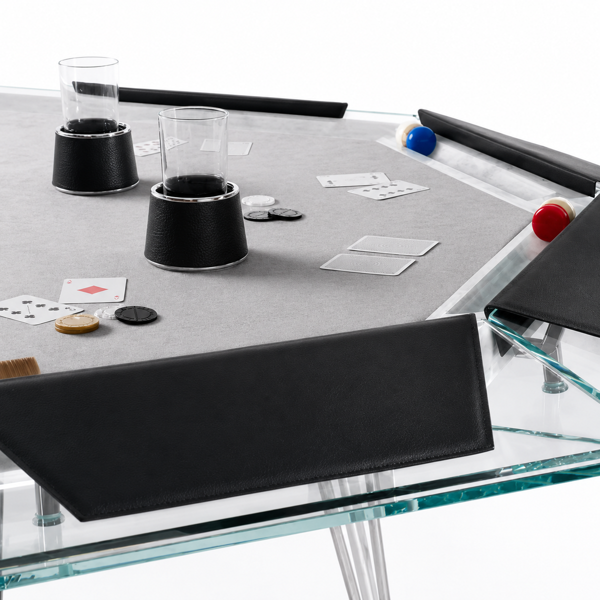 Royal Octagon Poker Table Felt & Flipper