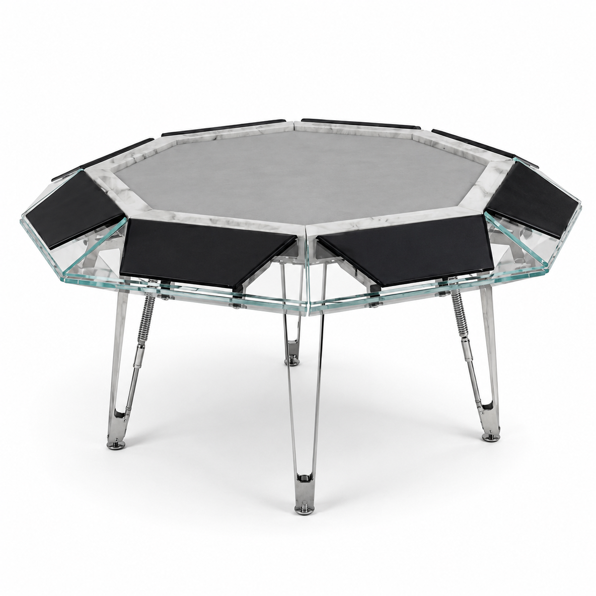 Royal Octagon Poker Table Felt & Flipper