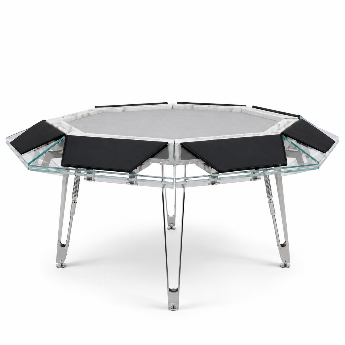 Royal Octagon Poker Table Felt & Flipper