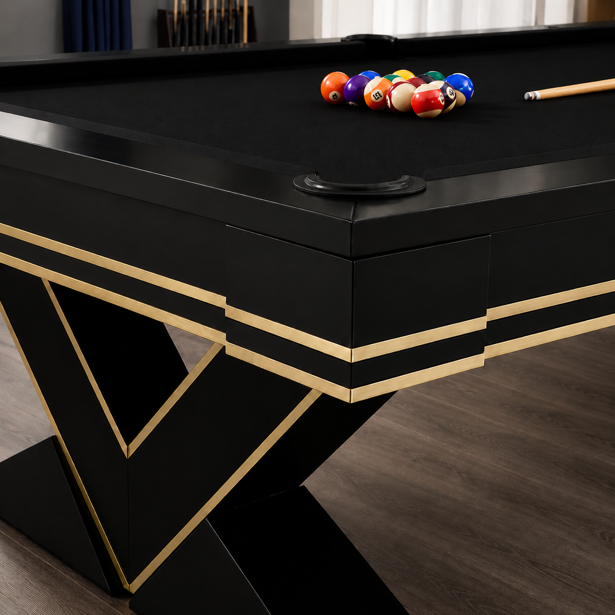 Vega - V-Leg Pool Table Felt & Flipper
