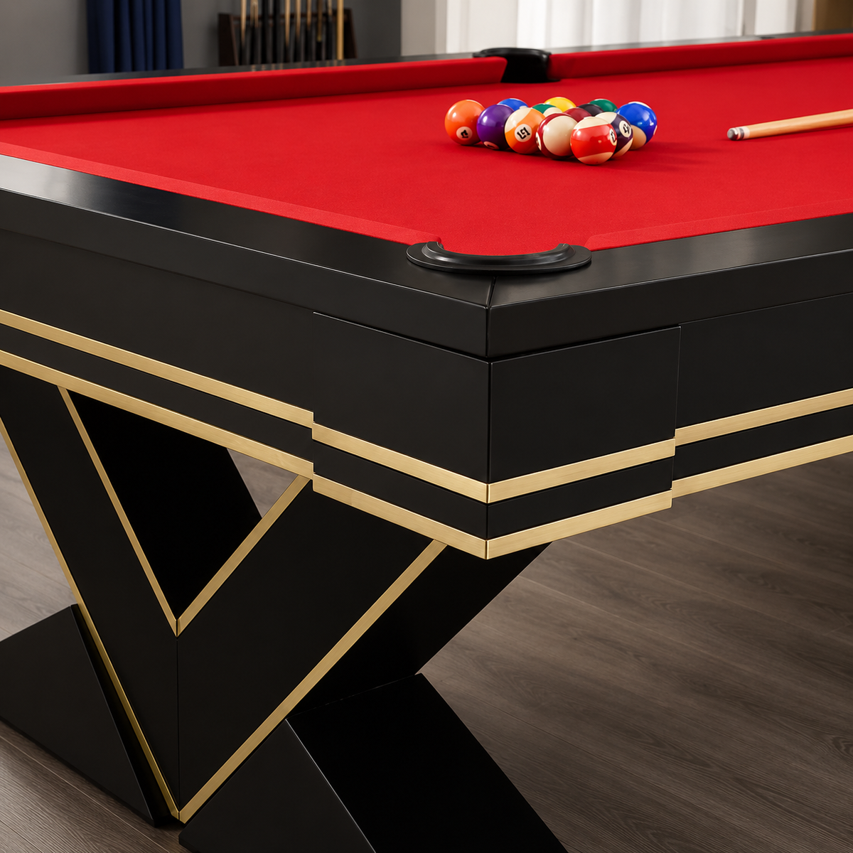 Vega - V-Leg Pool Table Felt & Flipper
