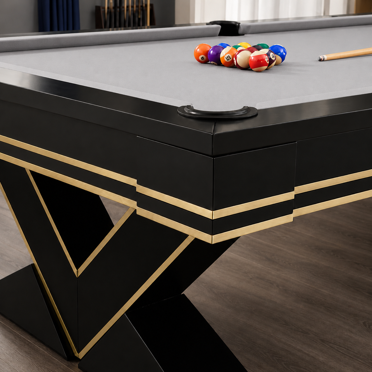 Vega - V-Leg Pool Table Felt & Flipper