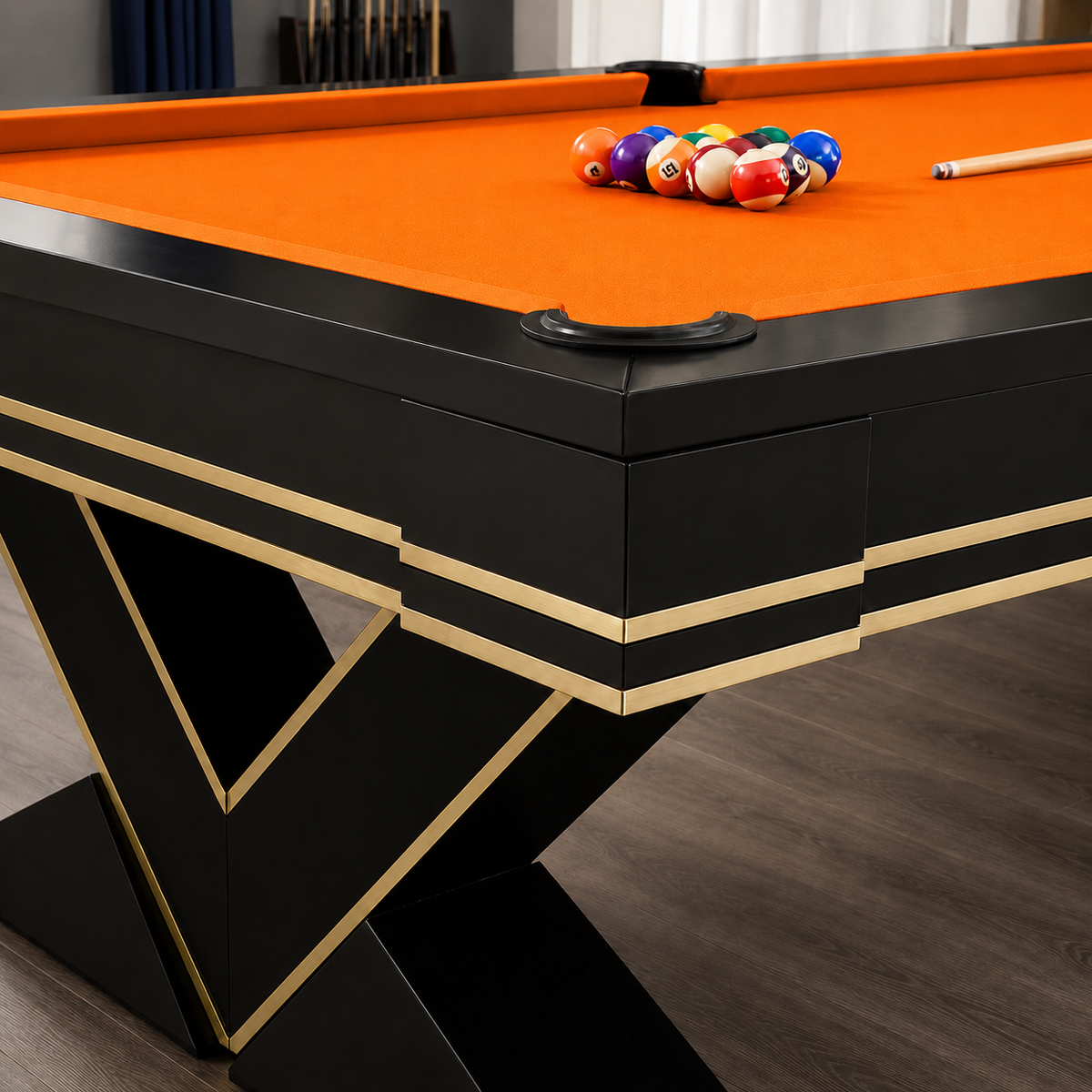 Vega - V-Leg Pool Table Felt & Flipper