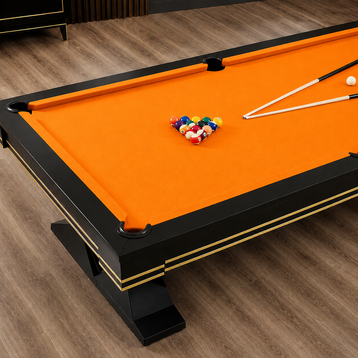Vega - V-Leg Pool Table Felt & Flipper