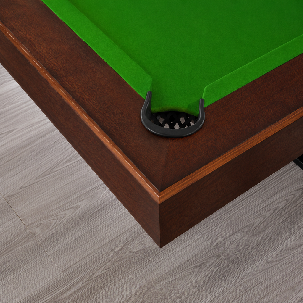Vertex - Wood Pool Table Felt & Flipper