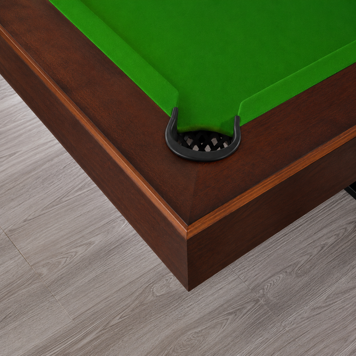 Vertex - Wood Pool Table Felt & Flipper