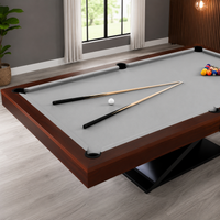 Vertex - Wood Pool Table Felt & Flipper