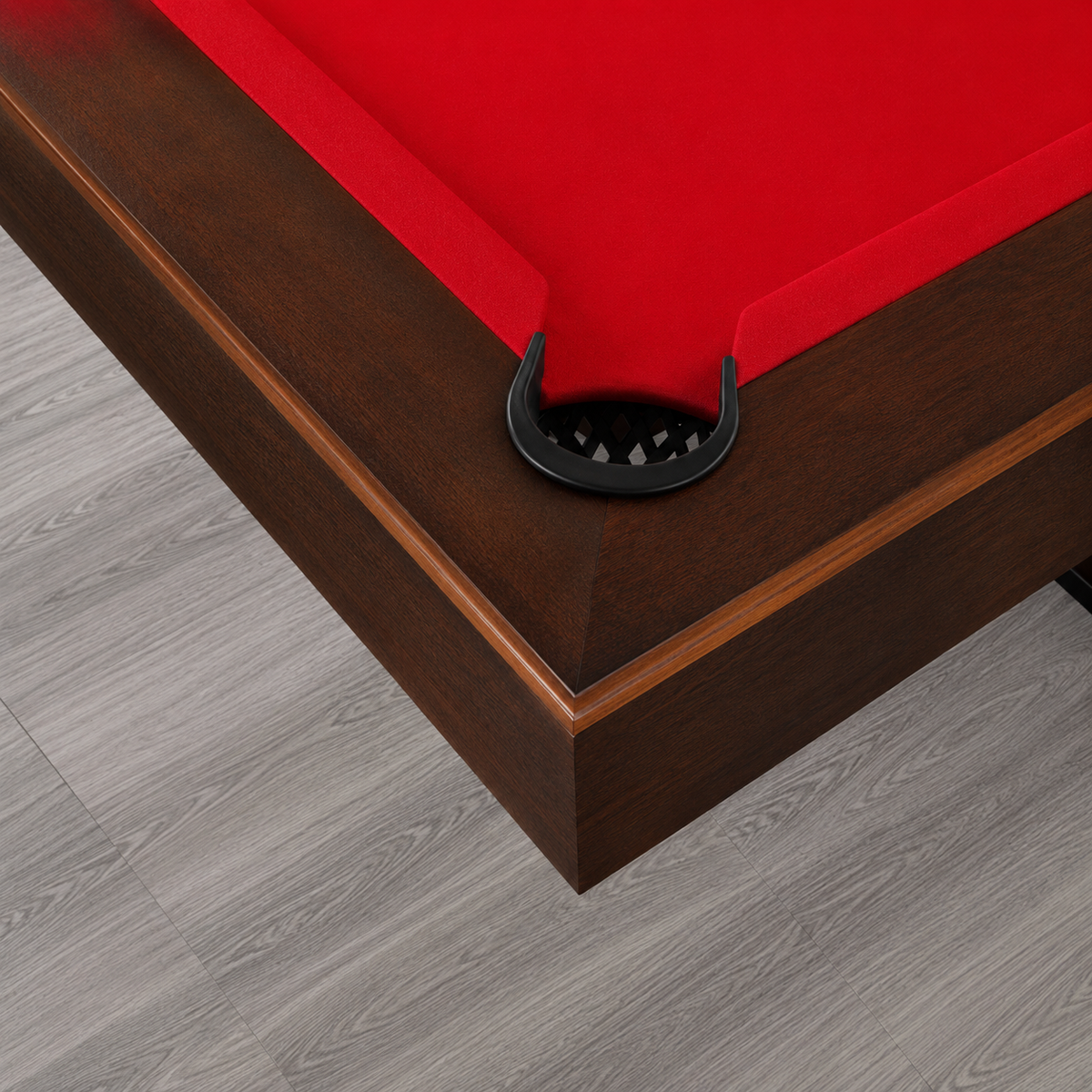 Vertex - Wood Pool Table Felt & Flipper