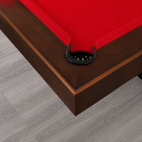 Vertex - Wood Pool Table Felt & Flipper