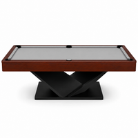 Vertex - Wood Pool Table Felt & Flipper