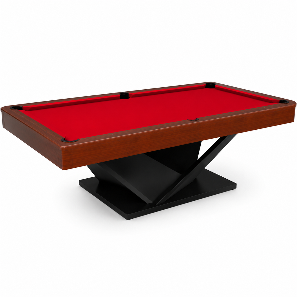 Vertex - Wood Pool Table Felt & Flipper