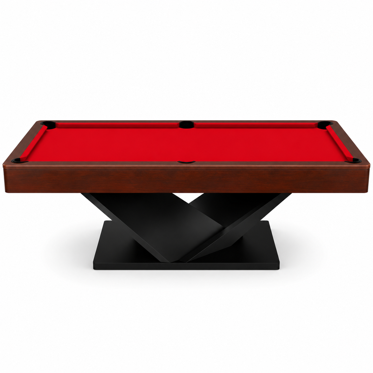 Vertex - Wood Pool Table Felt & Flipper