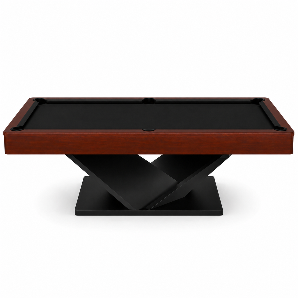 Vertex - Wood Pool Table Felt & Flipper