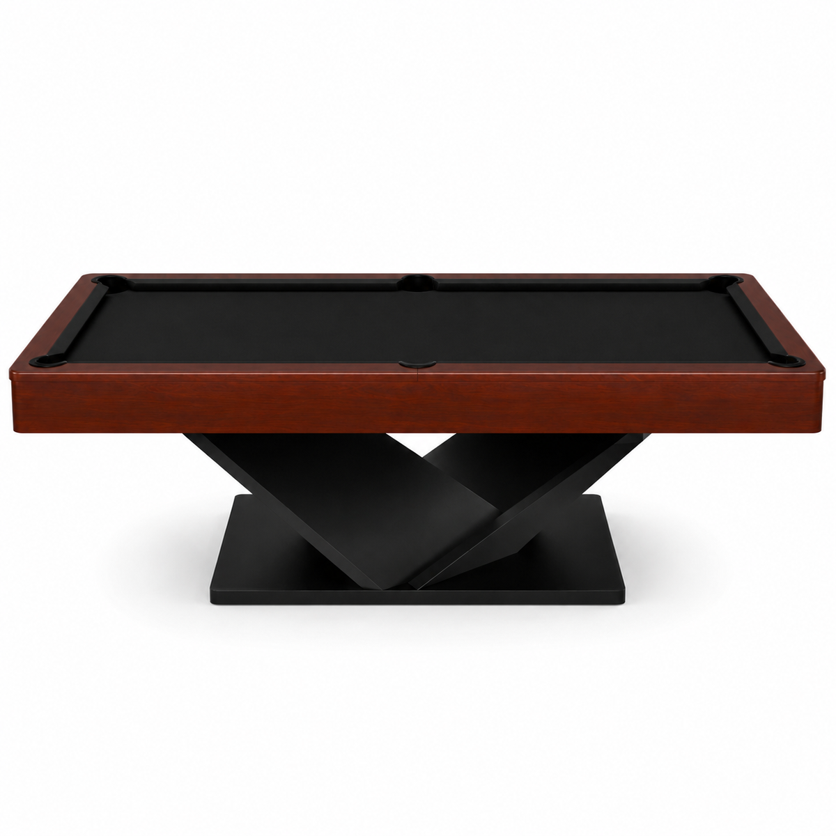 Vertex - Wood Pool Table Felt & Flipper