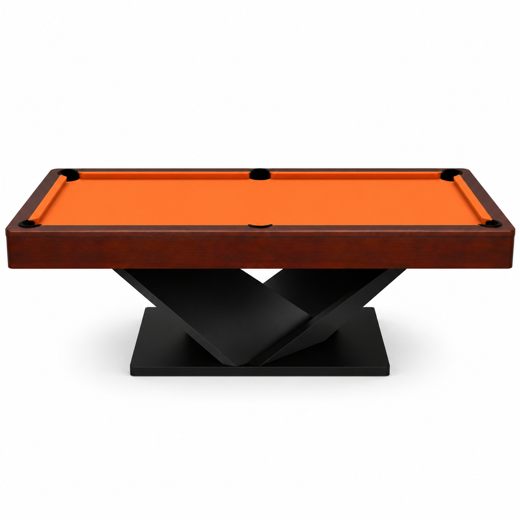 Vertex - Wood Pool Table Felt & Flipper